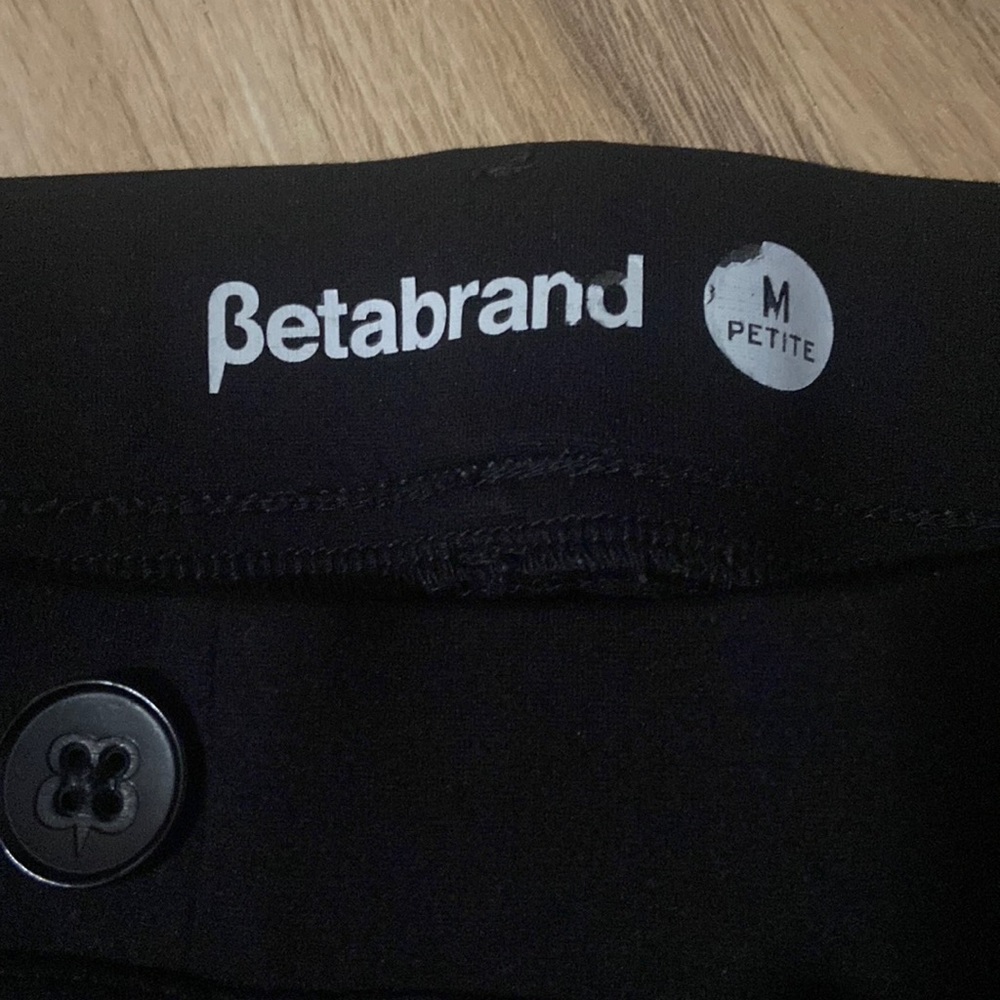 Betabrand Black Boot Cut Dress Pant Yoga Pants - like new